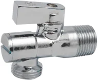 Zawory i kraniki - Valvex Zawór kątowy z filtrem GZ chrom 1/2" x 1/2" - miniaturka - grafika 1