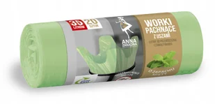 Anna Zaradna Worki na śmieci z uszami zapach Miętowy 35L 20szt - Worki na śmieci - miniaturka - grafika 6