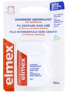 Elmex elmex jedwabny niewoskowany zębów 50 ML, 1er Pack (1 X 1 sztuki) 93115 - Nici dentystyczne - miniaturka - grafika 2
