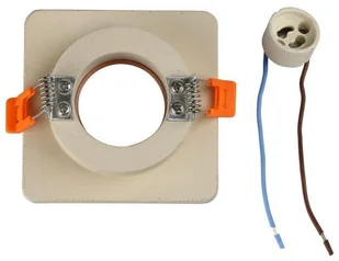 v-tac Oprawa Oczko V-TAC GIPS BETON GU10 Kwadrat Wpuszczany Biały/Różowe Złoto VT-862 - Oprawy, klosze i abażury - miniaturka - grafika 12