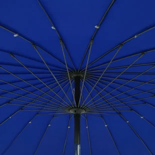 vidaXL Parasol ogrodowy na słupku aluminiowym, 270 cm, lazurowy vidaXL - Parasole ogrodowe - miniaturka - grafika 3