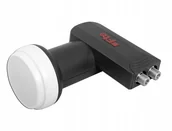 Konwertery satelitarne - Konwerter Sat Twin Excellento Black Hd 0,1 db - miniaturka - grafika 1