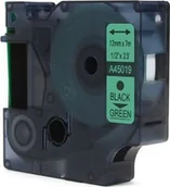 Papier do drukarek - Dymo Taśma D1 Czarny na Zielonym 12mm x 7m LM100 LM110 LM120 LM150 LM160 LM200 LM210D LM220 LM260 LM280 LM300 45019 - miniaturka - grafika 1