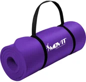 Maty do jogi - MOVIT FIOLETOWA MATA PIANKOWA 183x60x1,0cm DO ĆWICZEŃ GIMNASTYKI FITNESS JOGI 20040609 - miniaturka - grafika 1