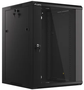 Lanberg Szafa serwerowa wisząca 19cali 15U 570X600 czarna WFFA-5615-10B - Szafy rack - miniaturka - grafika 3