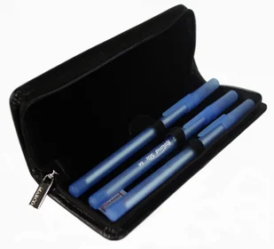 MARCO (PL) Wytrzymałe Skórzane Etui Na Długopisy I Pióra MARCO (PL) Skóra Naturalna Licowa E-25s - Etui na dokumenty i karty - miniaturka - grafika 4