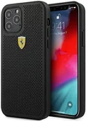 Etui i futerały do telefonów - Ferrari FESPEHCP12MBK iPhone 12/12 Pro 6,1" czarny/black hardcase On Track Perforated hurtel-64429-0 - miniaturka - grafika 1