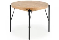 Stoły - Halmar INFERNO stół rozkładany, kolor dąb naturalny, na czarnych nogach - miniaturka - grafika 1