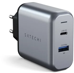 Satechi Satechi 30W Travel Charger with USB-C and USB-A output ST-MCCAM-EU - Zasilacze do laptopów - miniaturka - grafika 2