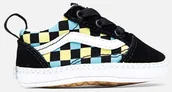 Buty dla chłopców - Vans obuwie ęce OLD SKOOL CRIB NEON GLOW) Black/Multi - miniaturka - grafika 1