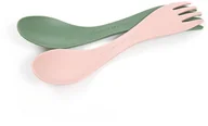 Kuchnia turystyczne i akcesoria - Light My Fire Spork Little BIO 2-pak, sandygreen/dustypink 2020 Sztućce turystyczne 2412911313 - miniaturka - grafika 1
