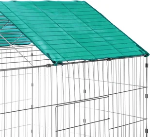 tectake Klatka dla królików z osłoną przeciwsłoneczną - zielony 402420 - Klatki dla gryzoni tectake Klatka dla królików z osłoną przeciwsłoneczną - zielony 402420 - Klatki dla gryzoni - miniaturka - grafika 5