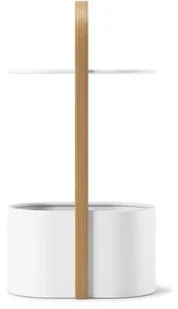 Umbra Stolik z rączką Bellwood biały/ naturalny - Ławy i stoliki kawowe - miniaturka - grafika 4