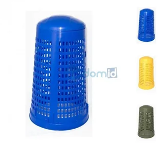 Giganplast Stojak na worki kosz na śmieci RUFF 120L 8360M/V BLUE - Kosze na śmieci Giganplast Stojak na worki kosz na śmieci RUFF 120L 8360M/V BLUE - Kosze na śmieci - miniaturka - grafika 1