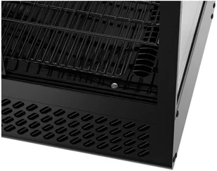 Royal Catering Witryna chłodnicza 100 l 3 poziomy czarna RCCC-100-BT - Szafy i witryny chłodnicze - miniaturka - grafika 4