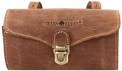 Sakwy rowerowe - Greenburry Greenburry Vintage Original Torba rowerowa skórzana 17 cm brown 1578-25 - miniaturka - grafika 1