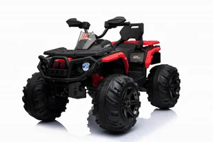 Super-Toys MEGA WIELKI QUAD MAVERICK Z NAPĘDEM 4X4, AMORTYZATORY, MIĘKKIE KOŁA,/BBH3588 BBH-3588-CZERWONY - Pojazdy elektryczne dla dzieci - miniaturka - grafika 4
