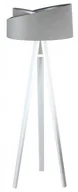 Lampy stojące - Szaro-biała skandynawska lampa stojąca trójnóg - S024 G2-E55 - miniaturka - grafika 1
