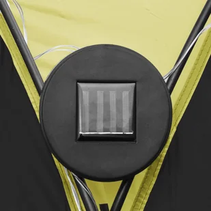 vidaXL Namiot imprezowy z LED i 4 ściankami, 3,6x3,6x2,3 m, zielony - Altany ogrodowe - miniaturka - grafika 3