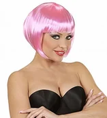 Dodatki do strojów karnawałowych - Widmann Peruka Andreas Chanel, jeden rozmiar, jasnoróżowy SA-01809 - miniaturka - grafika 1