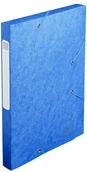 Teczki i skoroszyty - Exacompta Exacompta Teczka kartonowa z gumka 25mm niebieski EXC061 - miniaturka - grafika 1