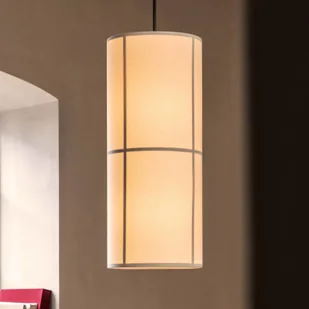 Menu Hashira żyrandol z lnu, 30cm, naturalny - Lampy sufitowe - miniaturka - grafika 4