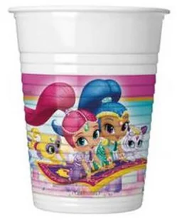 Amscan Kubeczki plastikowe Shimmer i Shine 8 szt 200 ml - Naczynia i sztućce jednorazowe - miniaturka - grafika 2