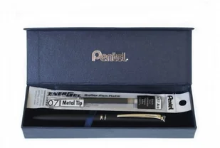 Pentel Eleganckie Pióro BL2007 czarny mat ETUI VP0240 - Pióra kulkowe - miniaturka - grafika 2