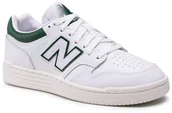 Sneakersy damskie - New Balance Sneakersy BB480LGT Biały - miniaturka - grafika 1