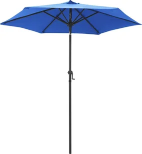 vidaXL Parasol, niebieski, 200 x 211 cm, aluminium vidaXL - Parasole ogrodowe - miniaturka - grafika 2