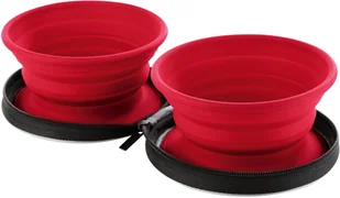 Hunter Silikonowa miska travel List 750 ml czerwona 454-084 - Survival - akcesoria - miniaturka - grafika 2