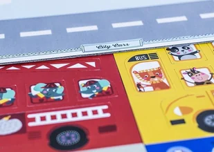 Apli Kids Magnetyczna układanka Apli Kids - Pojazdy - Układanki dla dzieci - miniaturka - grafika 2