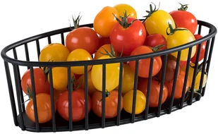 APS Kosz owalny 210x100 mm, czarny | Urban 30412 - Wyposażenie lokali gastronomicznych - miniaturka - grafika 2