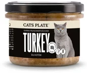 Mokra karma dla kotów - Cats plate Cats Plate Turkey - karma z indyka dla kotów 180g - miniaturka - grafika 1