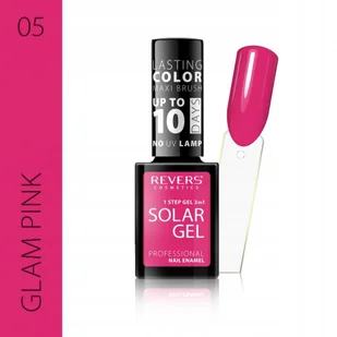 Revers Revers Solar Gel Lakier do paznokci 05 Glam Pink - Lakiery do paznokci - miniaturka - grafika 2