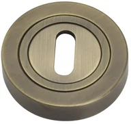 Akcesoria do drzwi - Gamet Szyld na klucz okrągły mosiądz antyczny PLT-25-N-AB - miniaturka - grafika 1