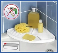 Półki łazienkowe - FENIKS NAROŻNA ŁAZIENKOWA NA PRZYSSAWKI - miniaturka - grafika 1