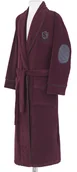 Szlafroki męskie - Soft Cotton Męski szlafrok LUXURY S Bordowy 20572 - miniaturka - grafika 1