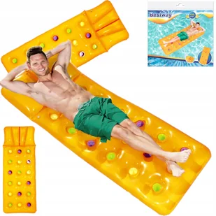 Materac Do Pływania 188x71 cm 90KG Bestway 43014 N - Materace dmuchane i koła do pływania - miniaturka - grafika 2