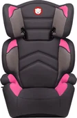 Foteliki samochodowe - LIONELO Lars Plus 15-36 kg różowy/szary - miniaturka - grafika 1