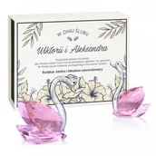 Wesele i ślub - Murrano Kryształowe Łabędzie od Rodziców w Dniu Ślubu KRSZ-LB-005 - miniaturka - grafika 1