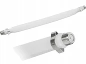 Akcesoria TV-SAT - Przelotka Okienna Antenowa Złącze F - F - miniaturka - grafika 1