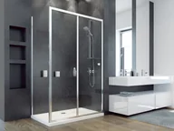 Kabiny prysznicowe - Kabina prysznicowa prostokątna 140x90 cm Duo Slide Besco - miniaturka - grafika 1