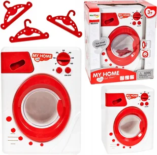 Pralka Automatyczna Na Baterie Led Dźwięk X68 - Zabawki AGD - miniaturka - grafika 2