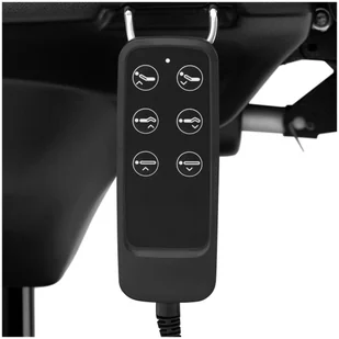 Physa Fotel kosmetyczny ROVIGO BLACK czarny - Fotele kosmetyczne - miniaturka - grafika 2