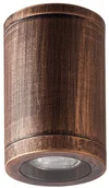 Lampy ogrodowe - Prezent Luxera 48326 - Plafon zewnętrzny MOPTI 1xGU10/7W/230V IP54 brązowy - miniaturka - grafika 1