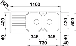 Blanco LANTOS 8S-IF COMPACT 519713 - Zlewozmywaki - miniaturka - grafika 3