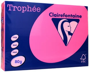 Unbekannt Clairefontaine 2973 papier tusz do drukarki atramentowej InkJet Rosa 2973 - Papier do drukarek - miniaturka - grafika 2