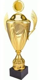 VS VS, Puchar złoty z przykrywką, 4126/CP, metalowy - Gadżety dla kibiców - miniaturka - grafika 2
