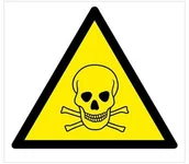 Akcesoria do bram - Znak informacyjny SUBSTANCJA TOKSYCZNA - miniaturka - grafika 1